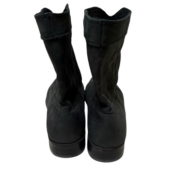 Frye Black Leather Ankle Boots - Picture 5 of 10